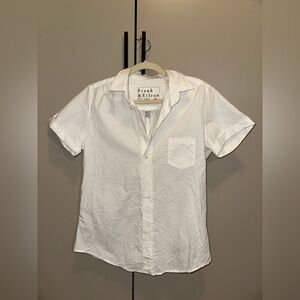 Frank & Eileen Crisp White Casual Shirt